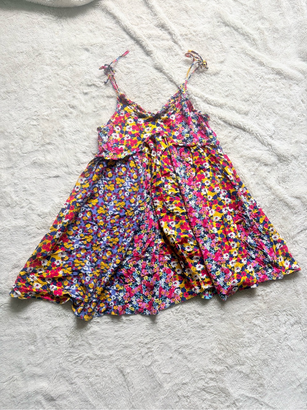 Patrons of Peace Festival Boho Cottagecore Farmcore Flowy Sundress Babydoll Smal - Picture 7 of 12